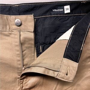 Volcom Stretch Chino Khaki Pants - Men’s Size 38